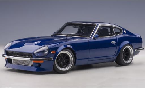 Coche miniatura Nissan Fairlady Z 1/18 AUTOart (S30) Wangan Midnight metalico azul RHD Akuma no Z (30th Anniversary) Nissan Fairlady Z 1/18 AUTOart (S30) Wangan Midnight metalico azul RHD Akuma no Z (30th Anniversary) coche miniatura