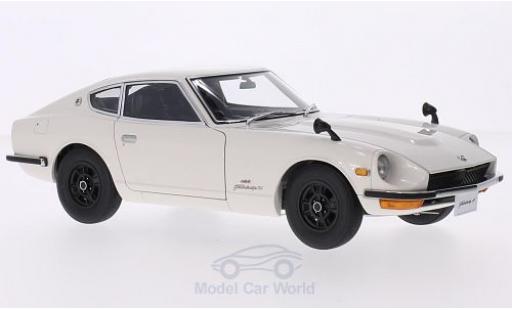 Coche miniatura Nissan Fairlady Z S30 1/18 AUTOart 432 (PS30) blanco RHD 1969 Nissan Fairlady Z S30 1/18 AUTOart 432 (PS30) blanco RHD 1969 coche miniatura