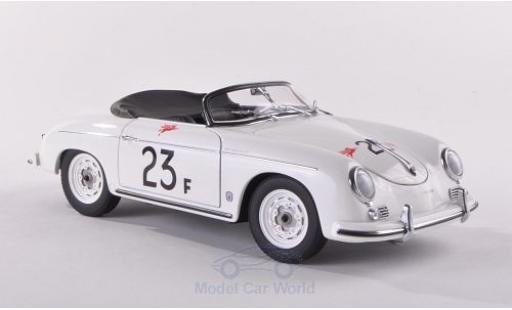 Porsche 356 1/18 AUTOart A Speedster blanco No.23 1955 James Dean coche miniatura