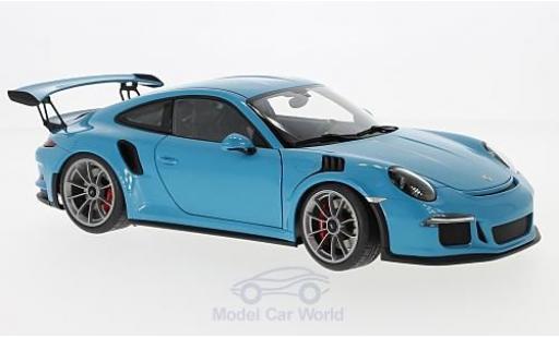 Porsche 991 GT3 RS 1/18 AUTOart 911 () GT3 RS azul 2016 coche miniatura