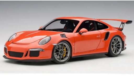 Porsche 991 GT3 RS 1/18 AUTOart 911 () GT3 RS naranja 2016 coche miniatura