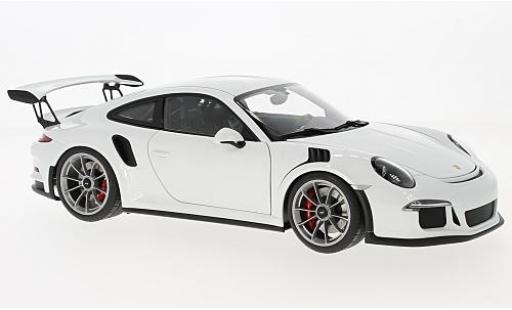 Porsche 991 GT3 RS 1/18 AUTOart 911 () GT3 RS blanco 2016 coche miniatura
