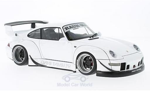Coche miniatura Porsche 993 RWB 1/18 AUTOart 911 () RWB blanco Rauh Welt ohne Vitrine Porsche 993 RWB 1/18 AUTOart 911 () RWB blanco Rauh Welt ohne Vitrine coche miniatura