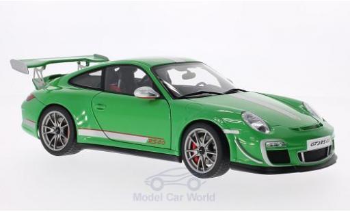 Porsche 997 GT3 RS 1/18 AUTOart 911 () GT3 RS 4.0 verde/gris 2011 coche miniatura
