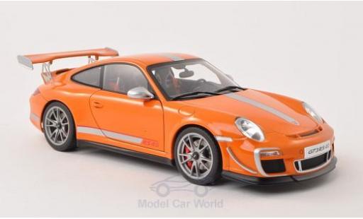 Porsche 997 GT3 RS 1/18 AUTOart 911 () GT3 RS 4.0 naranja/gris 2011 coche miniatura