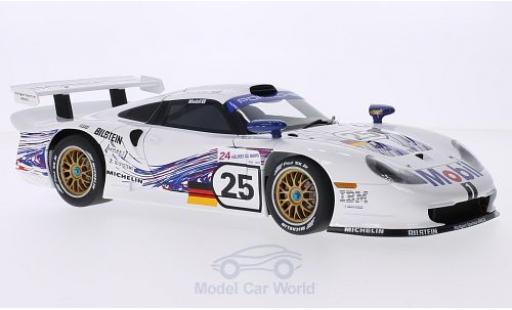 Coche miniatura Porsche 996 GT1 1/18 AUTOart 911 GT1 No.25 24h Le Mans 1997 T.Boutsen/H-J.Stuck/B.Wollek Porsche 996 GT1 1/18 AUTOart 911 GT1 No.25 24h Le Mans 1997 T.Boutsen/H-J.Stuck/B.Wollek coche miniatura