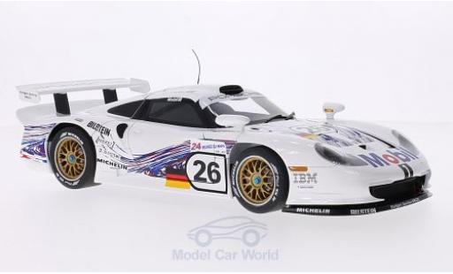 Coche miniatura Porsche 996 GT1 1/18 AUTOart 911 GT1 No.26 24h Le Mans 1997 E.Collard/R.Kelleners/Y.Dalmas Porsche 996 GT1 1/18 AUTOart 911 GT1 No.26 24h Le Mans 1997 E.Collard/R.Kelleners/Y.Dalmas coche miniatura