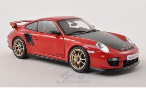 Coche miniatura Porsche 911 1/18 AUTOart GT2 RS rojo/carbon Porsche 911 1/18 AUTOart GT2 RS rojo/carbon coche miniatura