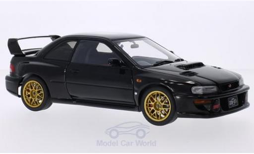 Subaru Impreza 1/18 AUTOart 22B negro 1998 coche miniatura
