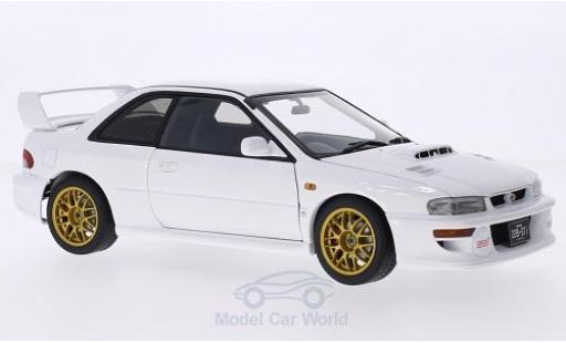 Coche miniatura Subaru Impreza 22B 1/18 AUTOart 22B blanco 1998 Subaru Impreza 22B 1/18 AUTOart 22B blanco 1998 coche miniatura