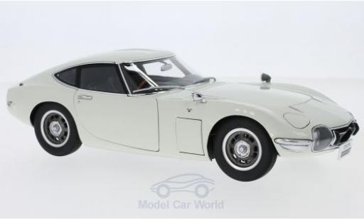 Coche miniatura Toyota 2000 GT 1/18 AUTOart Coupe blanco Toyota 2000 GT 1/18 AUTOart Coupe blanco coche miniatura