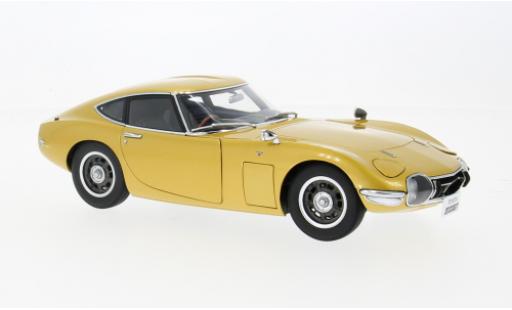 Coche miniatura Toyota 2000 GT 1/18 AUTOart gold 1967 1:18 Toyota 2000 GT 1/18 AUTOart gold 1967 1:18 coche miniatura