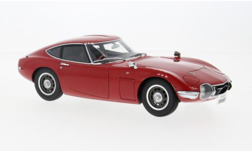 Coche miniatura Toyota 2000 GT 1/18 AUTOart rojo 1967 1:18 Toyota 2000 GT 1/18 AUTOart rojo 1967 1:18 coche miniatura