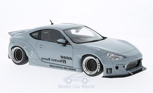 Coche miniatura Toyota 86 1/18 AUTOart Rocket Bunny gris negroe Felgen Toyota 86 1/18 AUTOart Rocket Bunny gris negroe Felgen coche miniatura
