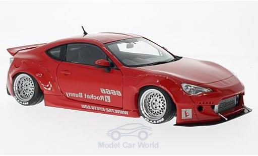 Coche miniatura Toyota 86 1/18 AUTOart Rocket Bunny rojo Toyota 86 1/18 AUTOart Rocket Bunny rojo coche miniatura