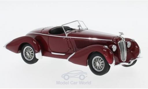 Amilcar G36 1/43 AutoCult Pegase Grand Prix Roadster rojo RHD 1935 coche miniatura