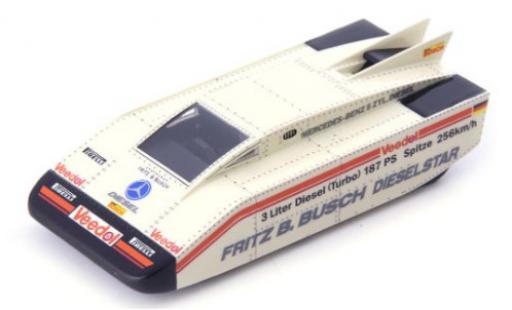 Coche miniatura Mercedes CLA 1/43 AutoCult Fritz B. Busch Dieselstar beige clair/Décorer 1975 Mercedes CLA 1/43 AutoCult Fritz B. Busch Dieselstar beige clair/Décorer 1975 coche miniatura