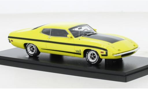 Coche miniatura Ford Torino 1/43 AutoCult Autocult/Avenue 43 King Cobra amarillo/negro 1970 Ford Torino 1/43 AutoCult Autocult/Avenue 43 King Cobra amarillo/negro 1970 coche miniatura