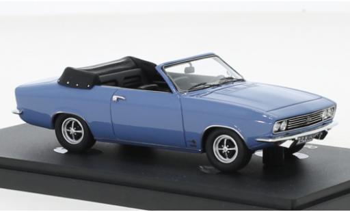 Coche miniatura Opel Manta 1/43 AutoCult Autocult/Avenue 43 A cabriolet Karmann azul 1971 Opel Manta 1/43 AutoCult Autocult/Avenue 43 A cabriolet Karmann azul 1971 coche miniatura