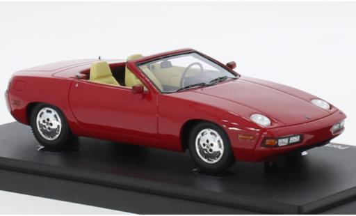 Coche miniatura Porsche 928 1/43 AutoCult Autocult/Avenue 43 Carelli Design cabriolet rouge 1981 Porsche 928 1/43 AutoCult Autocult/Avenue 43 Carelli Design cabriolet rouge 1981 coche miniatura