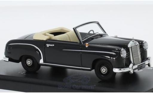 Mercedes 180 1/43 AutoCult Cabriolet A Projootyp negro 1953 coche miniatura