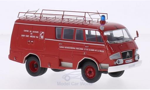 Citroen C3 1/43 AutoCult 50 Belphegor Guinard Centre de Secours de Dun-Sur-Meuse 1966 Feuerwehr (F) coche miniatura