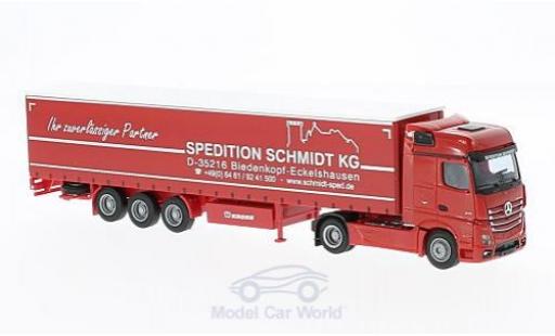 Coche miniatura Mercedes Actros 1/87 AWM 2 Big. Aerop. Schmidt G-KSZ Mercedes Actros 1/87 AWM 2 Big. Aerop. Schmidt G-KSZ coche miniatura