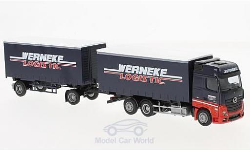 Coche miniatura Mercedes Actros 1/87 AWM 2 Big. Werneke G-WKHZ Mercedes Actros 1/87 AWM 2 Big. Werneke G-WKHZ coche miniatura