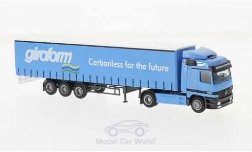 Coche miniatura Mercedes Actros 1/87 AWM L Aerop. Wellmeier/Giroform G-KSZ Mercedes Actros 1/87 AWM L Aerop. Wellmeier/Giroform G-KSZ coche miniatura