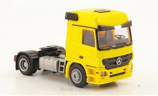 Coche miniatura Mercedes Actros 1/87 AWM MP3 L Zugmaschine amarillo Mercedes Actros 1/87 AWM MP3 L Zugmaschine amarillo coche miniatura