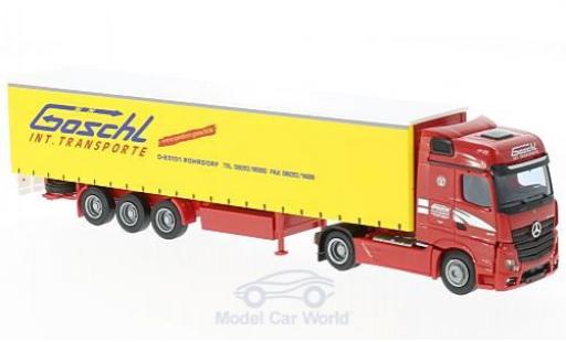Coche miniatura Mercedes Actros 1/87 AWM 2 Big. Aerop. Göschl G-KSZ Mercedes Actros 1/87 AWM 2 Big. Aerop. Göschl G-KSZ coche miniatura