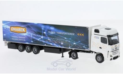 Coche miniatura Mercedes Actros 1/87 AWM 2 Big. Aerop. Oharek KSZ Mercedes Actros 1/87 AWM 2 Big. Aerop. Oharek KSZ coche miniatura