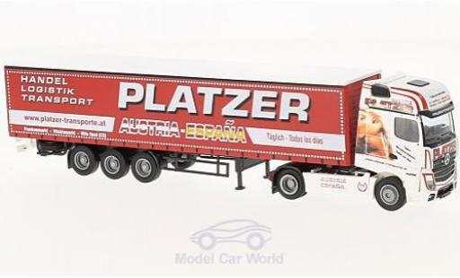 Coche miniatura Mercedes Actros 1/87 AWM 2 Big. Aerop. Platzer (A) G-KSZ Mercedes Actros 1/87 AWM 2 Big. Aerop. Platzer (A) G-KSZ coche miniatura