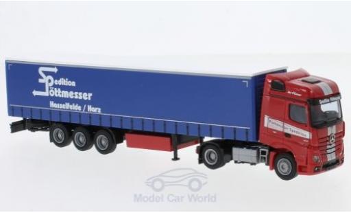 Coche miniatura Mercedes Actros 1/87 AWM 2 Big. Aerop. Pöttmesser G-KSZ Mercedes Actros 1/87 AWM 2 Big. Aerop. Pöttmesser G-KSZ coche miniatura