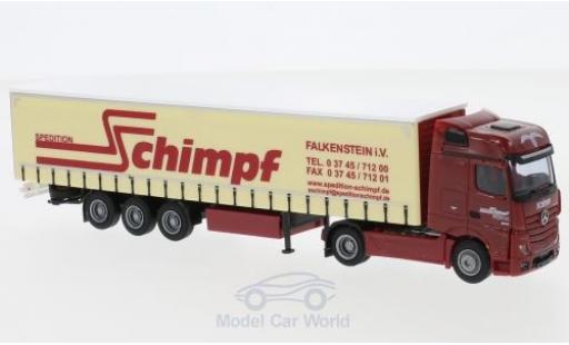 Coche miniatura Mercedes Actros 1/87 AWM 2 Big./Aerop. Schimpf G-KSZ Mercedes Actros 1/87 AWM 2 Big./Aerop. Schimpf G-KSZ coche miniatura
