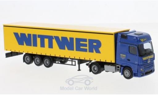 Coche miniatura Mercedes Actros 1/87 AWM 2 Giga. Aerop. Wittwer G-KSZ Mercedes Actros 1/87 AWM 2 Giga. Aerop. Wittwer G-KSZ coche miniatura
