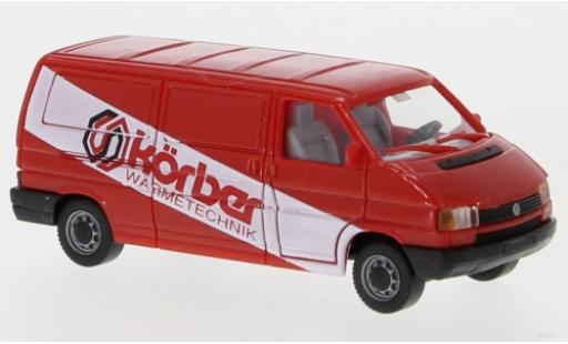 Coche miniatura Volkswagen T4 1/87 AWM Kasten Körber Wärmetechnik Volkswagen T4 1/87 AWM Kasten Körber Wärmetechnik coche miniatura