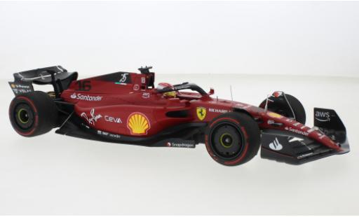 Coche miniatura Ferrari F1 1/18 BBR Models -75 No.16 Formel 1 GP Bahrain 2022 Ferrari F1 1/18 BBR Models -75 No.16 Formel 1 GP Bahrain 2022 coche miniatura