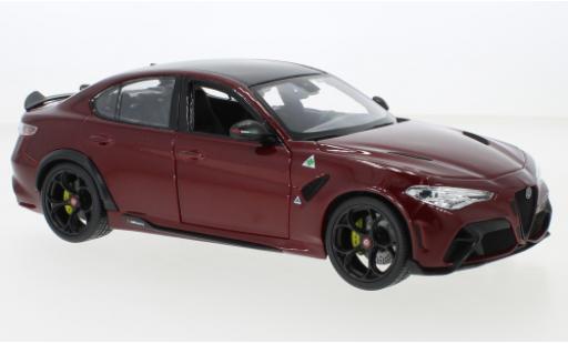 Alfa Romeo Giulia 1/18 Burago GTA metallise rojo 2020 coche miniatura