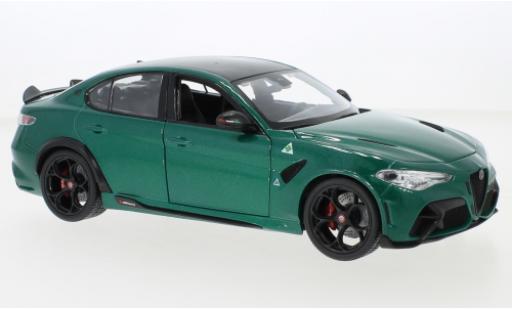 Alfa Romeo Giulia 1/18 Burago GTA metallise verde 2020 coche miniatura