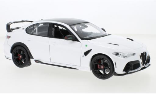 Alfa Romeo Giulia 1/18 Burago GTAm metallise blanco 2020 coche miniatura