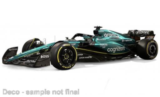 Coche miniatura Aston Martin AMR2 1/43 Burago Bburago 3 No.14 Aramco Cognizant F1 Team Cognizant formule 1 2023 Aston Martin AMR2 1/43 Burago Bburago 3 No.14 Aramco Cognizant F1 Team Cognizant formule 1 2023 coche miniatura