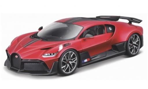 Coche miniatura Bugatti Divo 1/18 Burago rouge/carbon 2019 Bugatti Divo 1/18 Burago rouge/carbon 2019 coche miniatura
