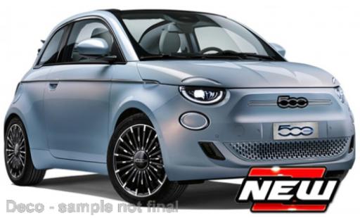 Coche miniatura Fiat 500 1/24 Burago Bburago e azul clair Fiat 500 1/24 Burago Bburago e azul clair coche miniatura