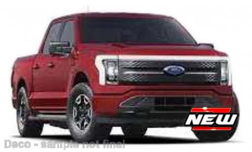 Coche miniatura Ford F-1 1/43 Burago 50 Lightning metallise rojo 2022 Ford F-1 1/43 Burago 50 Lightning metallise rojo 2022 coche miniatura