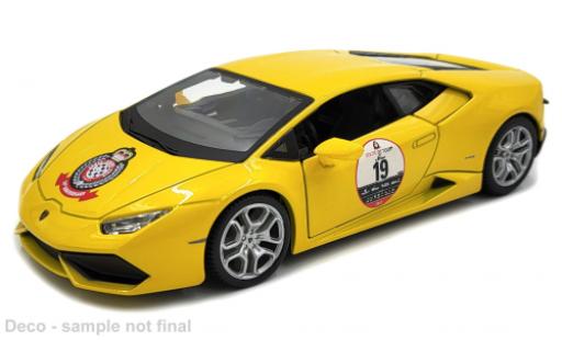Coche miniatura Lamborghini Huracan 1/24 Burago Bburago Performante amarillo Zoute Grand Prix 2019 Lamborghini Huracan 1/24 Burago Bburago Performante amarillo Zoute Grand Prix 2019 coche miniatura