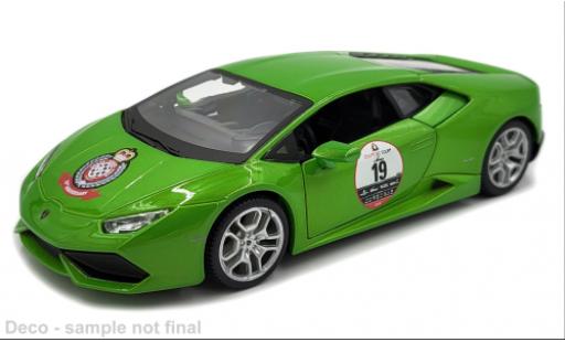 Coche miniatura Lamborghini Huracan 1/24 Burago Bburago Performante verde Zoute Grand Prix 2019 Lamborghini Huracan 1/24 Burago Bburago Performante verde Zoute Grand Prix 2019 coche miniatura