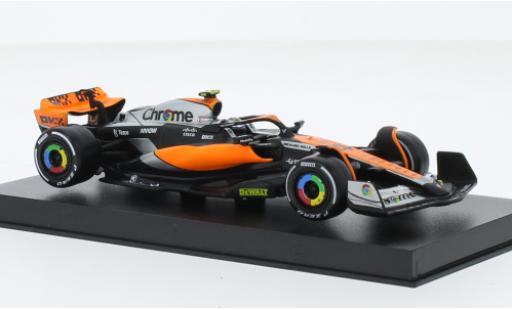 Coche miniatura McLaren F1 1/43 Burago Bburago MCL60 No.4 Team formule 1 GP Grande-Bretagne 2023 McLaren F1 1/43 Burago Bburago MCL60 No.4 Team formule 1 GP Grande-Bretagne 2023 coche miniatura