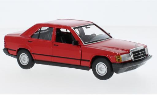 Coche miniatura Mercedes 190 1/24 Burago Bburago E 2.6 (W201) rouge 1987 Mercedes 190 1/24 Burago Bburago E 2.6 (W201) rouge 1987 coche miniatura