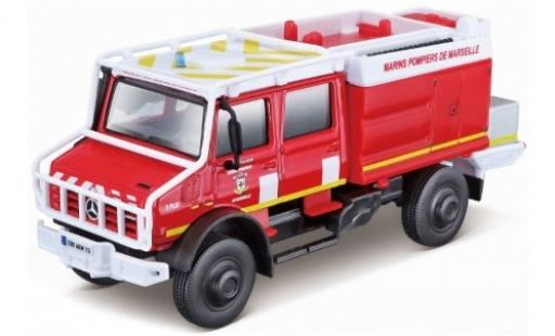 Mercedes Unimog 1/50 Burago U5000 Marins Pompiers De Marseille coche miniatura